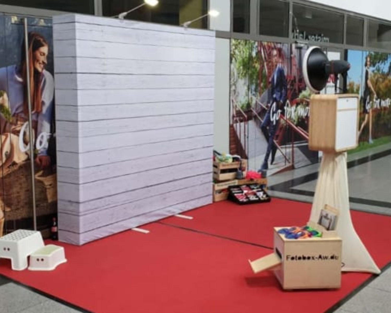 Photobooth bei einem Valentinsevent in der Neuwied Galerie